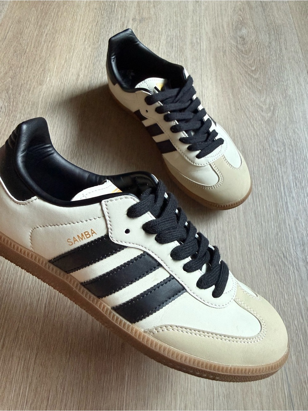 adidas Samba Sneakers - White, Black, Gum